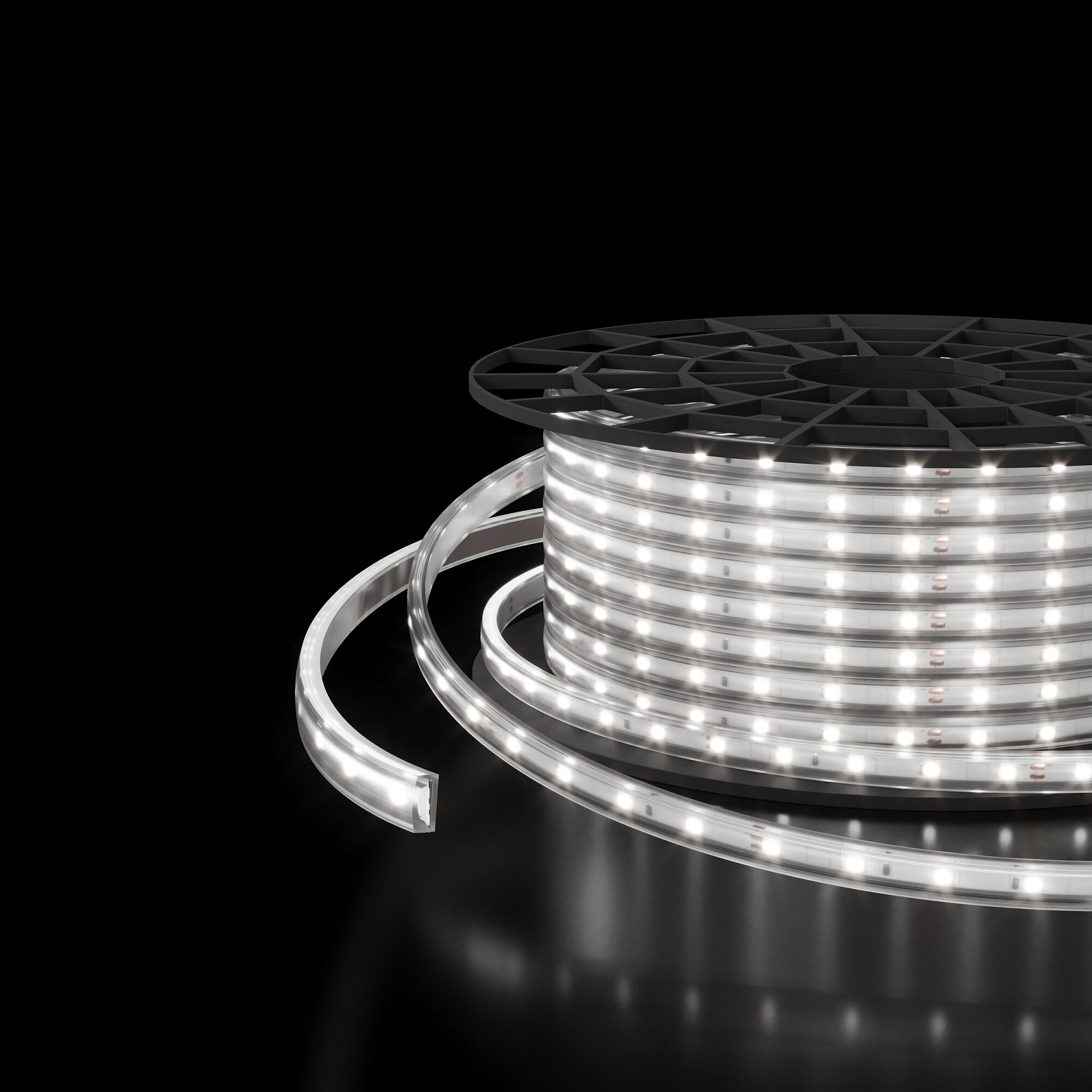 Уличный светильник Elektrostandard Лента светодиодная 220V 8W 60Led 2835 IP65 холодный белый, 50 м