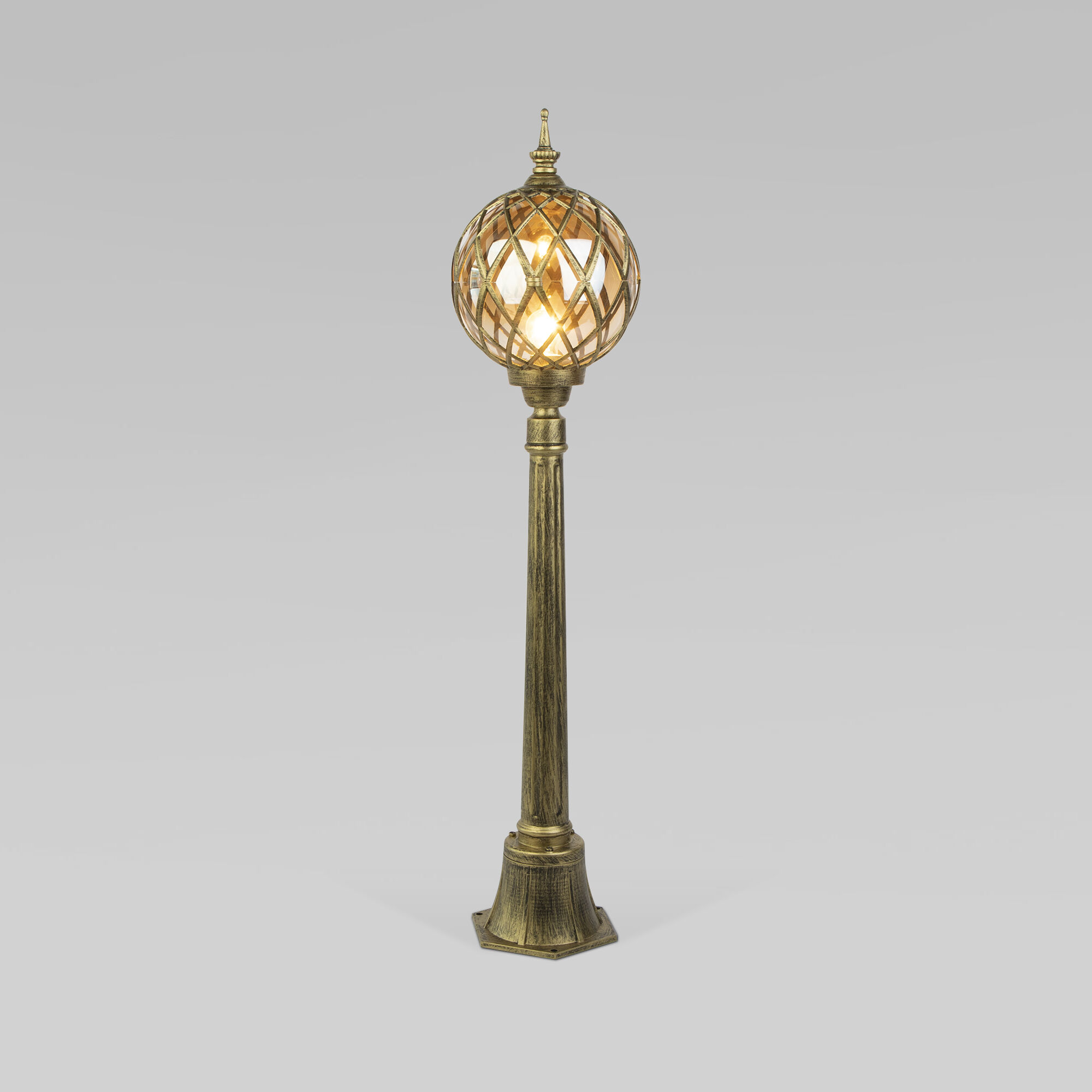 Уличный светильник Elektrostandard Sirius F черное золото