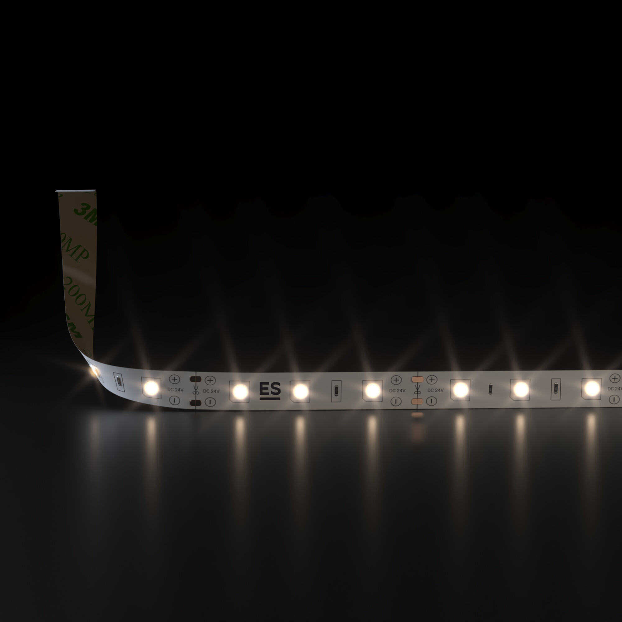 Светодиодная лента Elektrostandard Лента светодиодная 24V 4,8W 60Led 2835 IP20 теплый белый, 5м