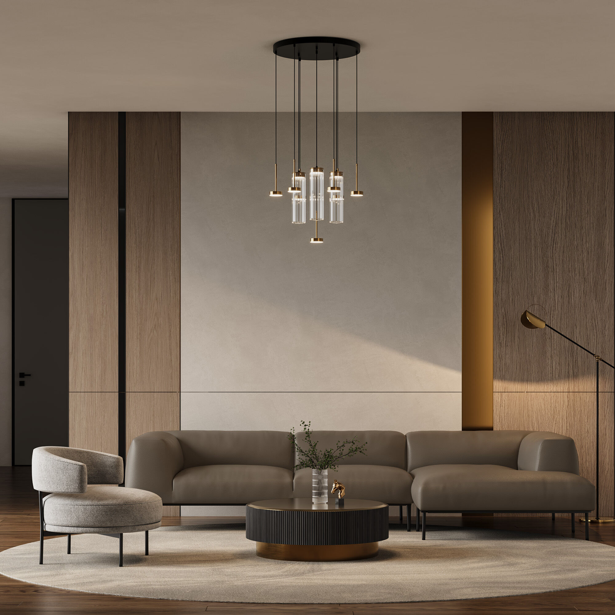 Eurosvet 301102 LED латунь