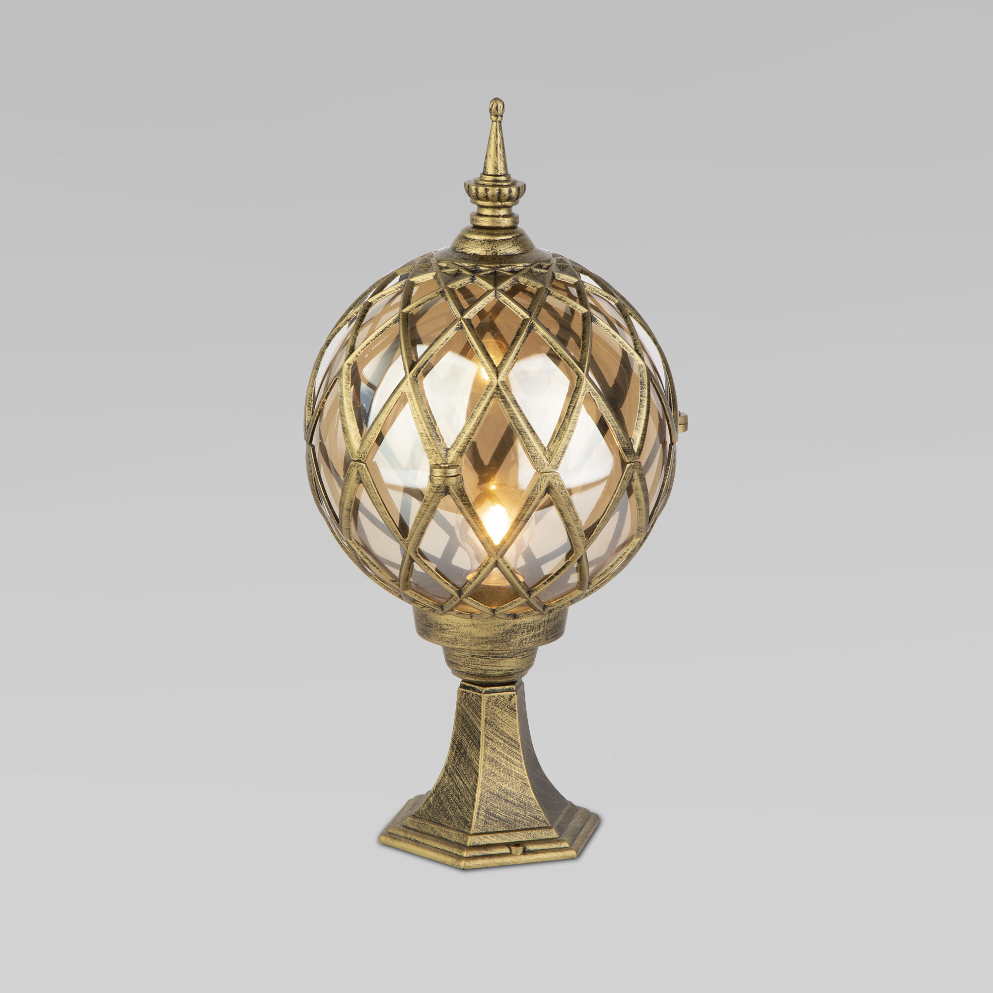 Уличный светильник Elektrostandard Sirius S черное золото