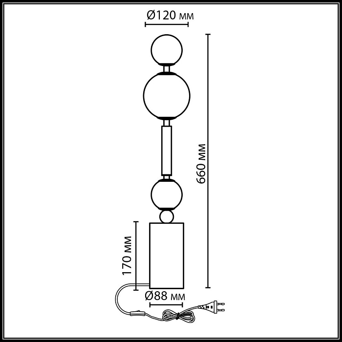 ODEON LIGHT 5457/4TL