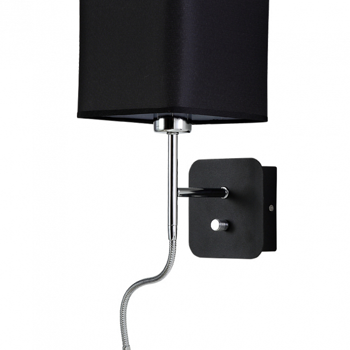 Бра Crystal Lux PACO AP2 CHROME/BLACK