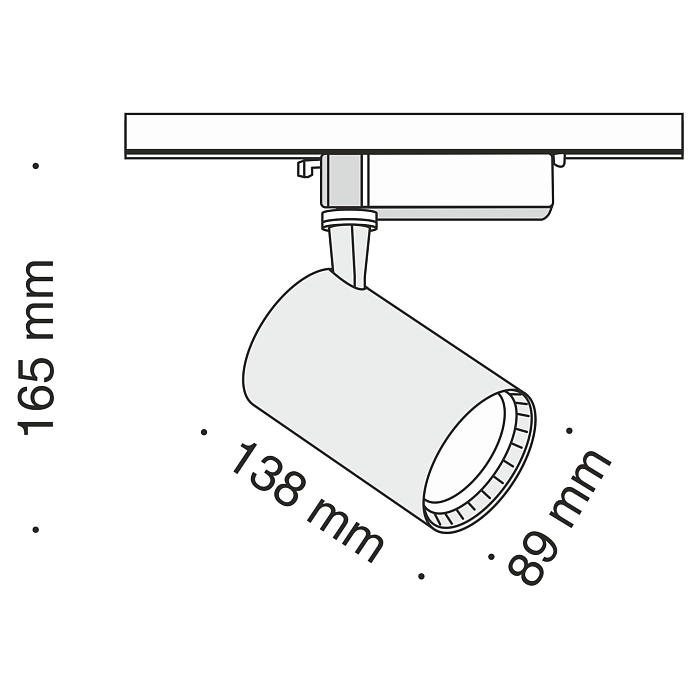 Трековая система Technical TR003-1-17W3K-B