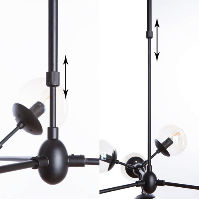 Люстра ARTE LAMP A1664SP-12BK