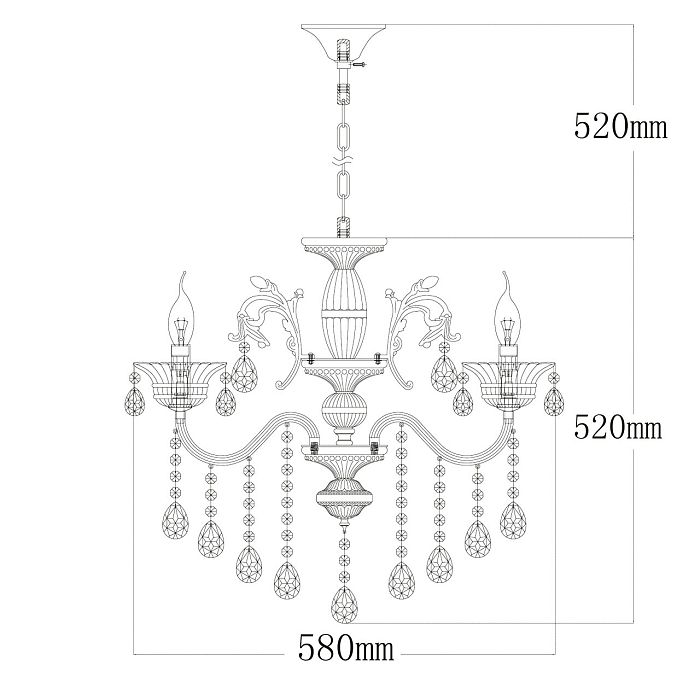 Люстра подвесная MW-Light 482013105