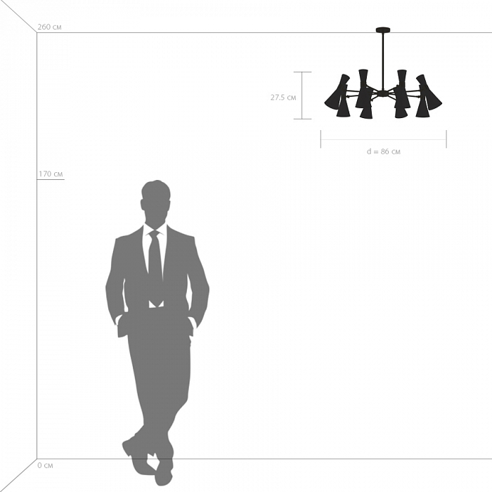 Люстра Lightstar 816081