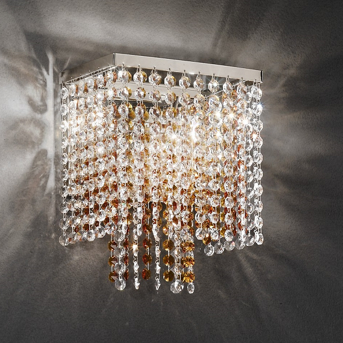 VOLTOLINA Rainbow 2L Square WL Clear Crystal Nicke
